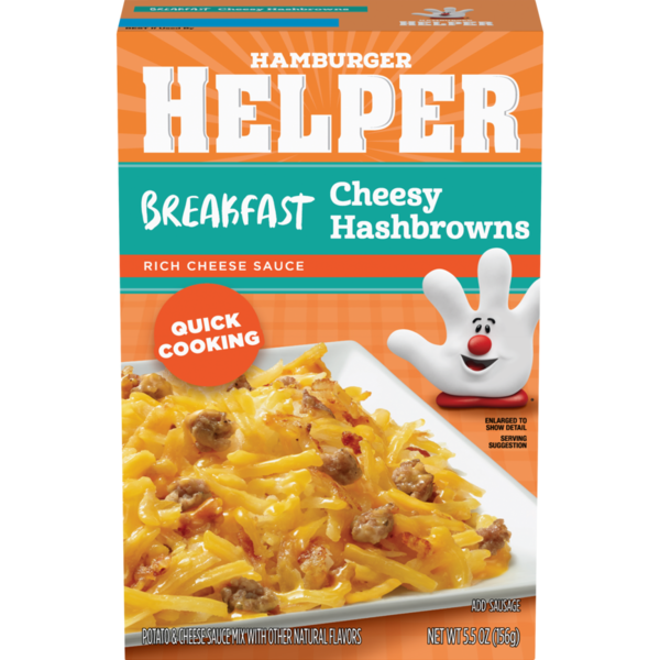 Helper BREAKFAST Cheesy Hashbrowns