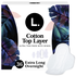 L. Thin Pads with Wings, Overnight  DestGlow