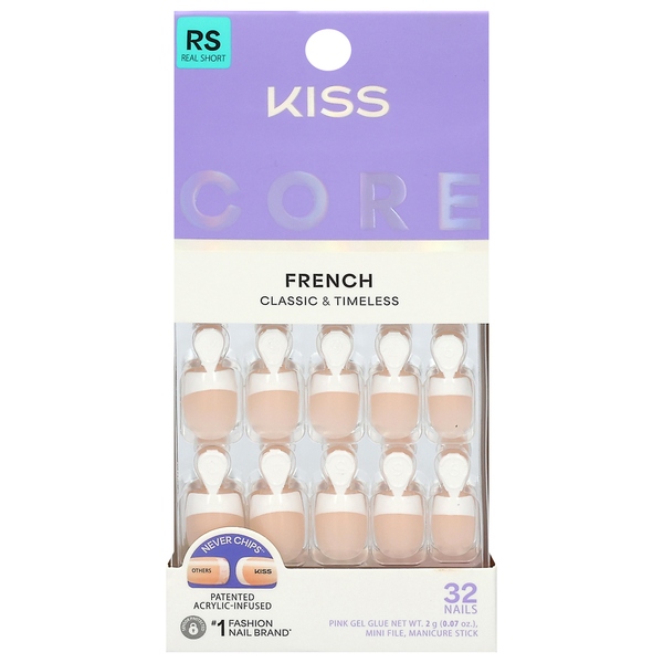 KISS If You Dare French Real Short Nails  DestGlow