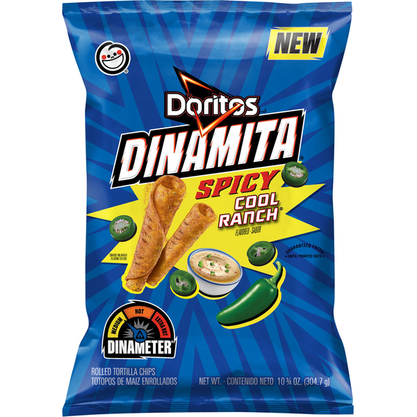 Doritos Dinamita Tortilla Chips Spicy Cool Ranch Flavor  DestGlow