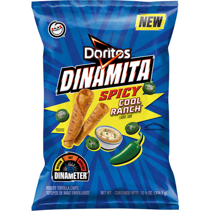 Doritos Dinamita Tortilla Chips Spicy Cool Ranch Flavor