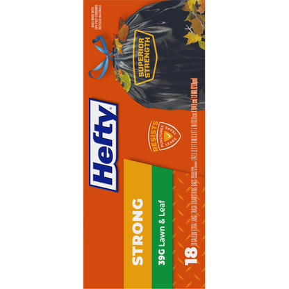 Hefty Strong Lawn &amp; Leaf Extra Large Trash Drawstring Bags