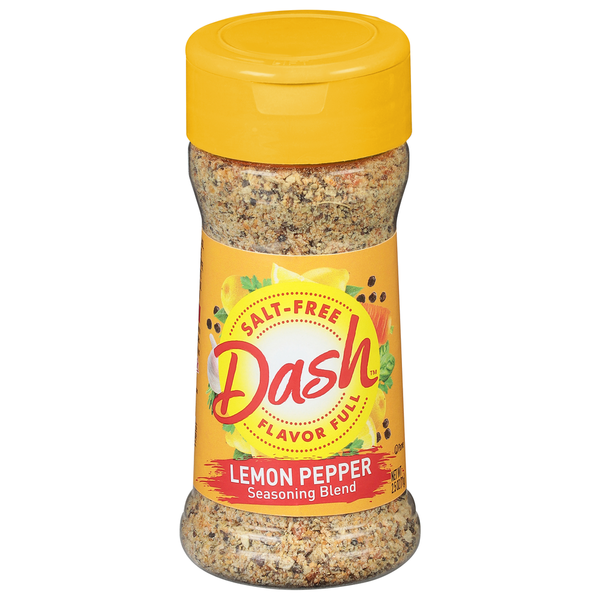 Dash Salt-Free Lemon Pepper Seasoning Blend, Kosher  DestGlow