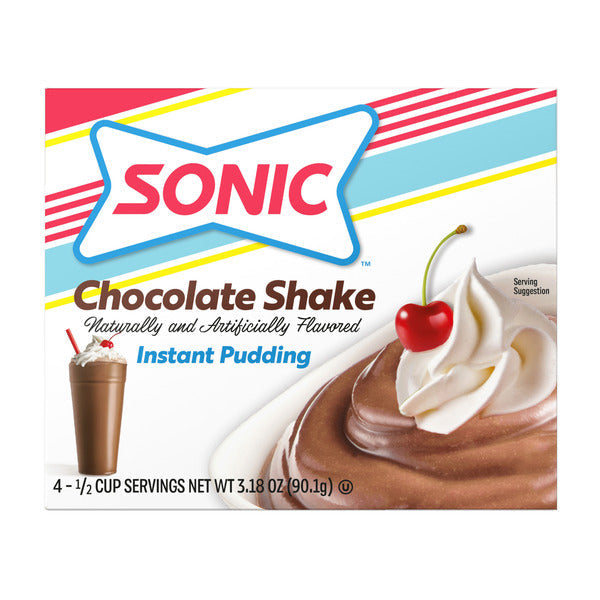 SONIC Chocolate Shake Instant Pudding  DestGlow