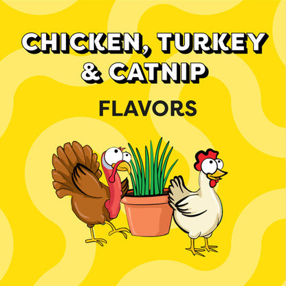 TEMPTATIONS Shakeups Crunchy and Soft Cat Treats, Clucky Carnival Flavor
