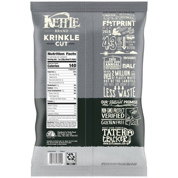 Kettle Brand Salt &amp; Ground Pepper Potato Chips