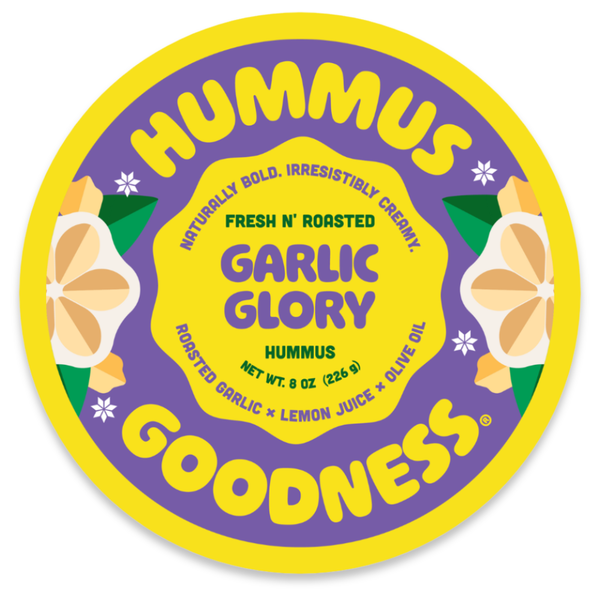 Hummus Goodness  Garlic Glory Hummus, Seed Oil Free