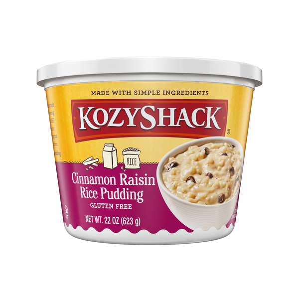 Kozy Shack Cinnamon Raisin Rice Pudding, Gluten Free Dessert  DestGlow