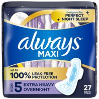 Always Maxi Size 5 Extra Heavy Overnight Pads With...
️  DestGlow