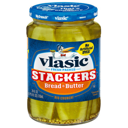 Vlasic Stackers Mildly Sweet Bread &amp; Butter Pickles