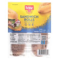 Schär Sandwich Rolls, Gluten-Free, Artisan Style️  DestGlow