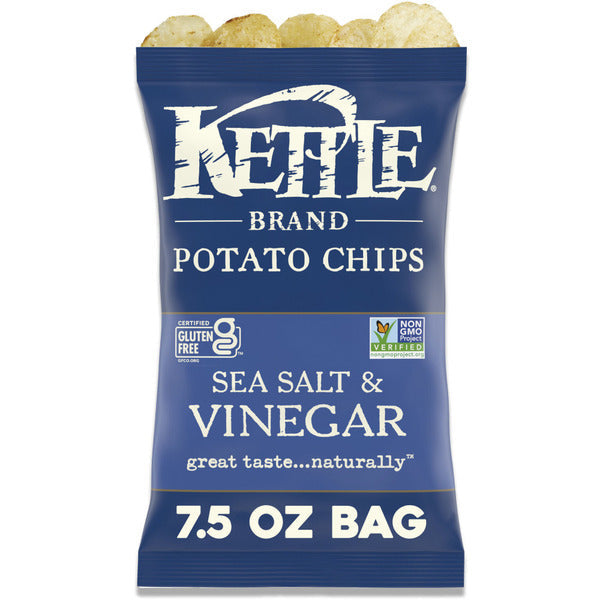 Kettle Brand Sea Salt and Vinegar Potato Chips  DestGlow