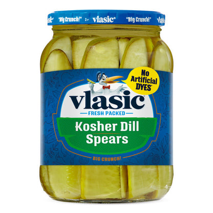 Vlasic Kosher Dill Pickle Spears, Keto Friendly