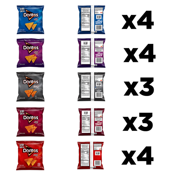 Doritos Tortilla Chips Variety Pack  DestGlow