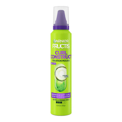 Garnier Curl Construct Creation Mousse with Coconut Water, For Curly Hair