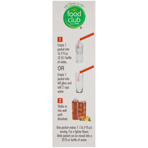 Food Club Lemon Flavored Iced Tea  DestGlow