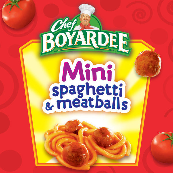 Chef Boyardee Mini Spaghetti and Meatballs in Tomato Sauce
