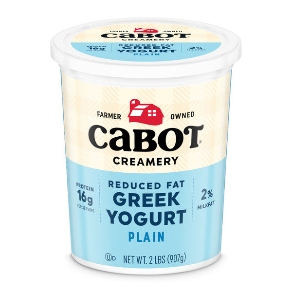 Cabot Low Fat Plain Greek Yogurt, 2 lb  DestGlow