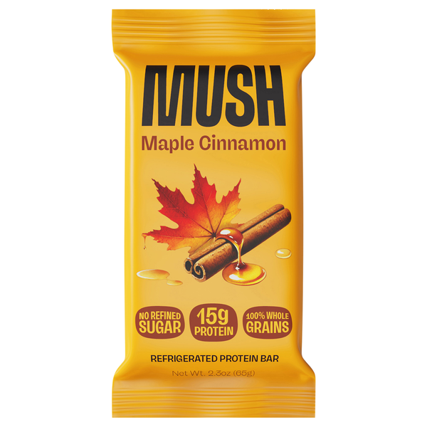 MUSH Maple Cinnamon Protein Bar  DestGlow