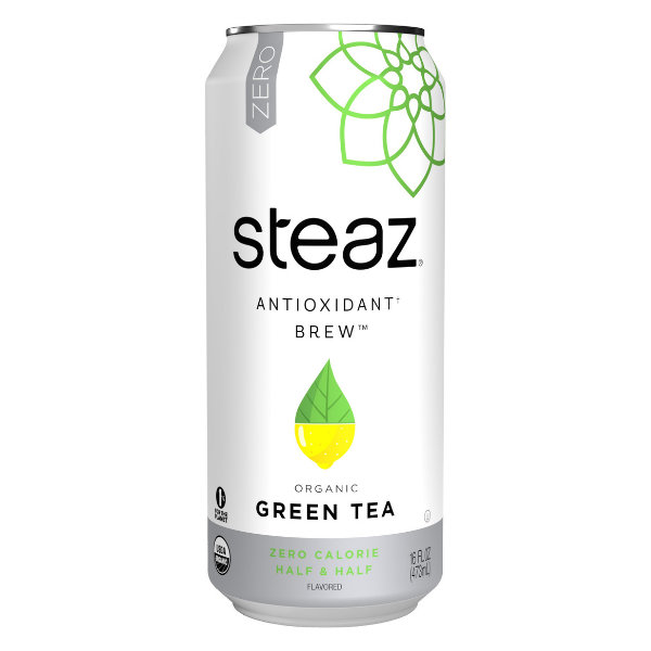 Steaz Antioxidant Brew Tea, Zero Calorie Half &amp; Half