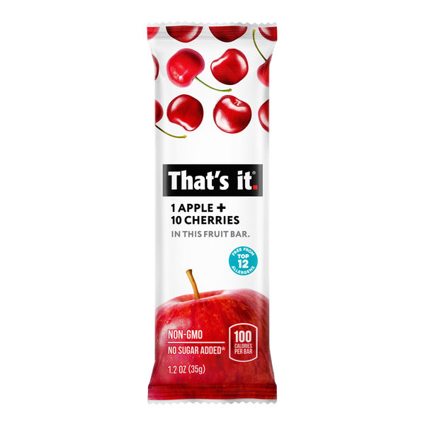 That’s it Apple + Cherry Fruit Bar  DestGlow