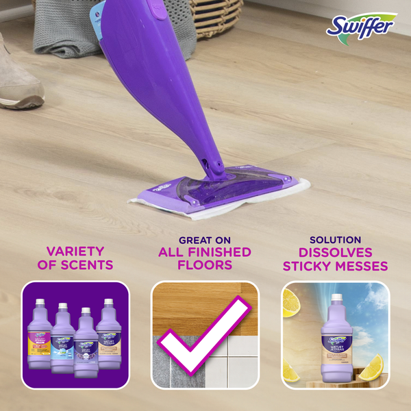Swiffer WetJet Quickdry Formula Wood Floor Cleaner  DestGlow