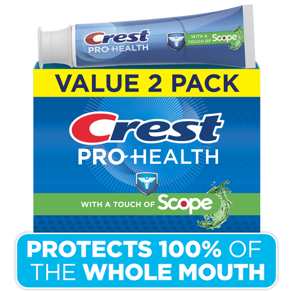 Crest Pro-Health Toothpaste Plus Scope  DestGlow