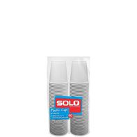 SOLO White Plastic Cups️  DestGlow