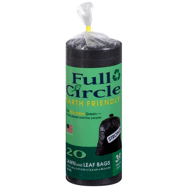 Full Circle Lawn &amp; Leaf 39 Gal. Trash Bags  DestGlow