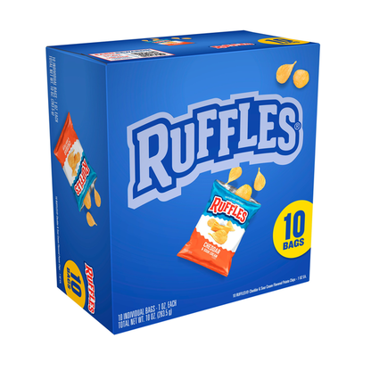 Ruffles Potato Chips Cheddar &amp; Sour Cream  DestGlow