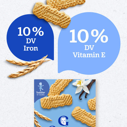 Gerber Graduates Cookies &amp; Crackers Vanilla Wheat Biscuits