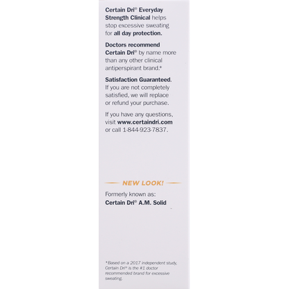 Certain Dri Antiperspirant/Deodorant, Extra Strength Clinical, Solid, Morning Fresh