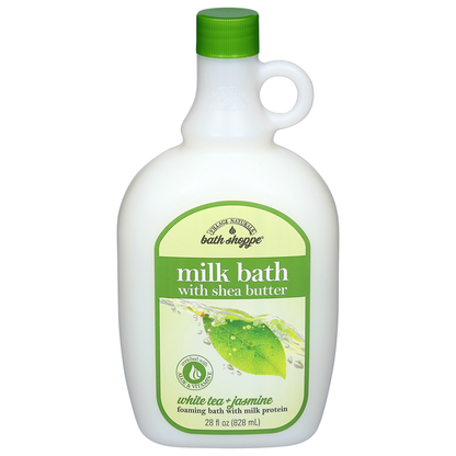Village Naturals Bath Shoppe White Tea + Jasmine Milk Bath with Shea Butter