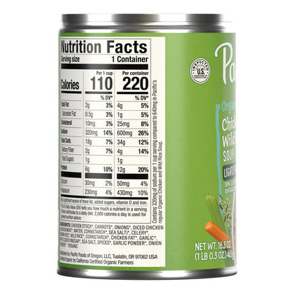 Pacific Foods Organic Chicken and Wild Rice Soup