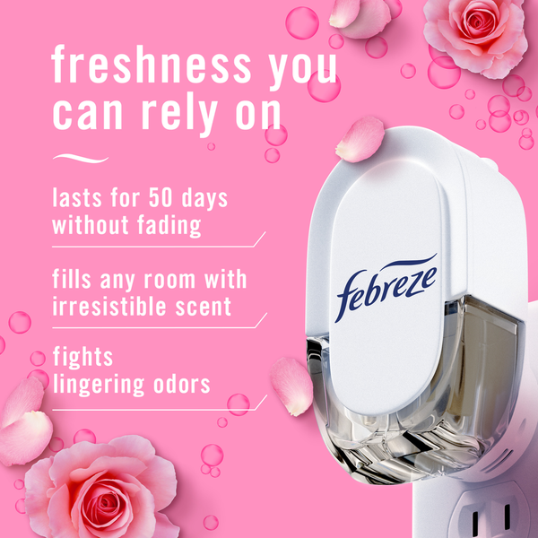 Febreze Plug In Air Freshener Scented Oil Refill, Romance &amp; Desire Scent  DestGlow