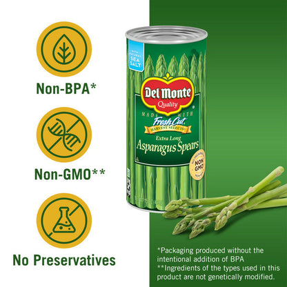 Del Monte FRESH CUT Extra Long Asparagus Spears, Canned Vegetables