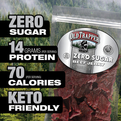 Old Trapper Zero Sugar Beef Jerky