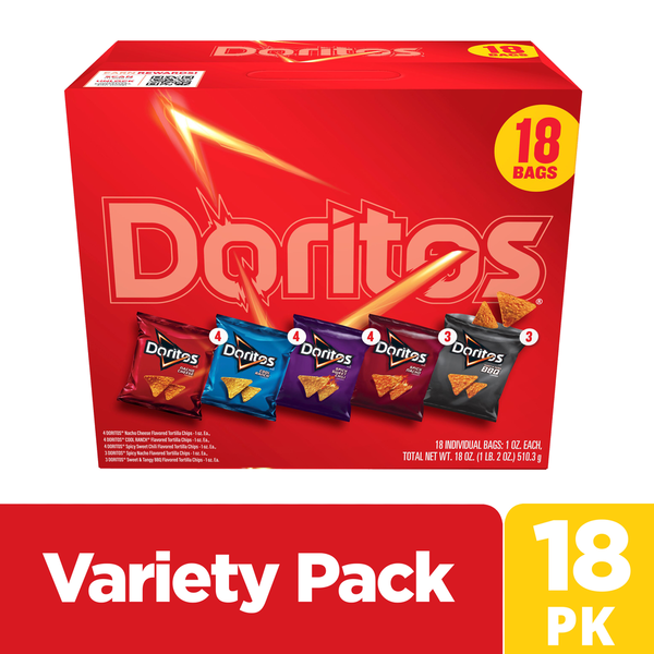 Doritos Tortilla Chips Variety Pack  DestGlow