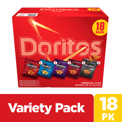 Doritos Tortilla Chips Variety Pack  DestGlow