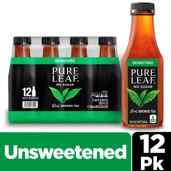 Pure Leaf Unsweetened Black Tea Real Brewed Tea  DestGlow