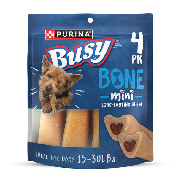 Purina Busy Bone Small Breed Adult Dog Chew Bone Treats, Mini  DestGlow