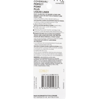 COVERGIRL Liquid Liner, Espresso 210