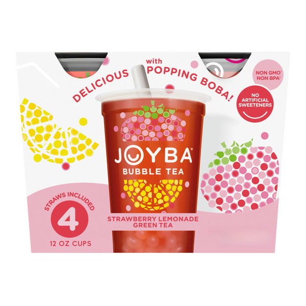 Joyba Strawberry Lemonade Green Bubble Tea  DestGlow
