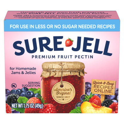 Sure-Jell Premium Fruit Pectin for Less or No Sugar Needed Recipes
