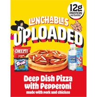 Lunchables Uploaded Deep Dish Pizza with Pepperoni...
️  DestGlow