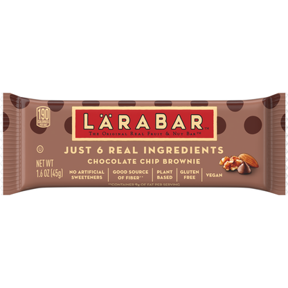 LÄRABAR Chocolate Chip Brownie Fruit &amp; Nut Bars