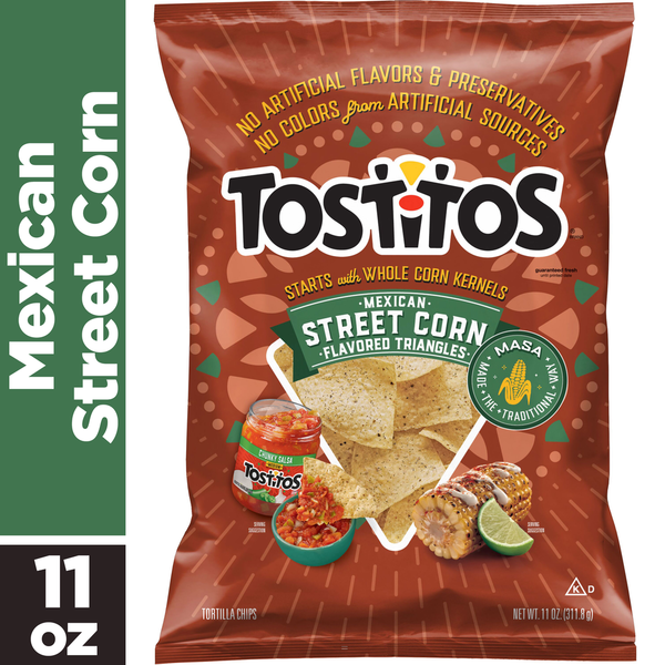 Tostitos Tortilla Chips, Mexican Style Street Corn Flavored  DestGlow