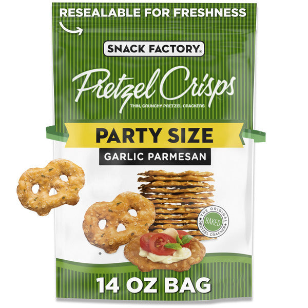 Snack Factory  Garlic Parmesan Pretzel Crisps  DestGlow