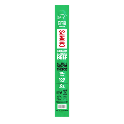 Chomps Grass-Fed Jalapeno Beef, Medium