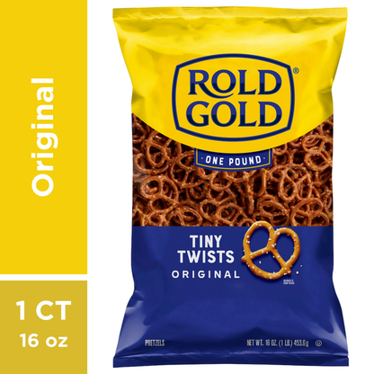 ROLD GOLD Pretzels, Tiny Twists, Original Flavored  DestGlow